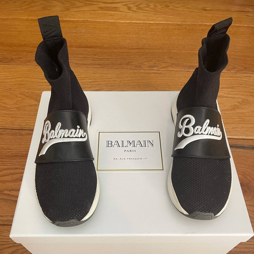 BALMAIN  MAIL BLACK CAMERON SOCK SNEAKER